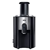 Braun J500 Multiquick Juicer - Licuadora Exprimidor, 900w, surtidor anti-salpicaduras, jarra de zumo 1,25 l, acero inoxidable,...