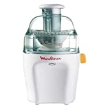 Moulinex Vitae JU200045 - Licuadoras para Verduras y Frutas, 200 W, Velocidad 12.800 rpm, Tapa y Contenedor Pulpa Transparente,...